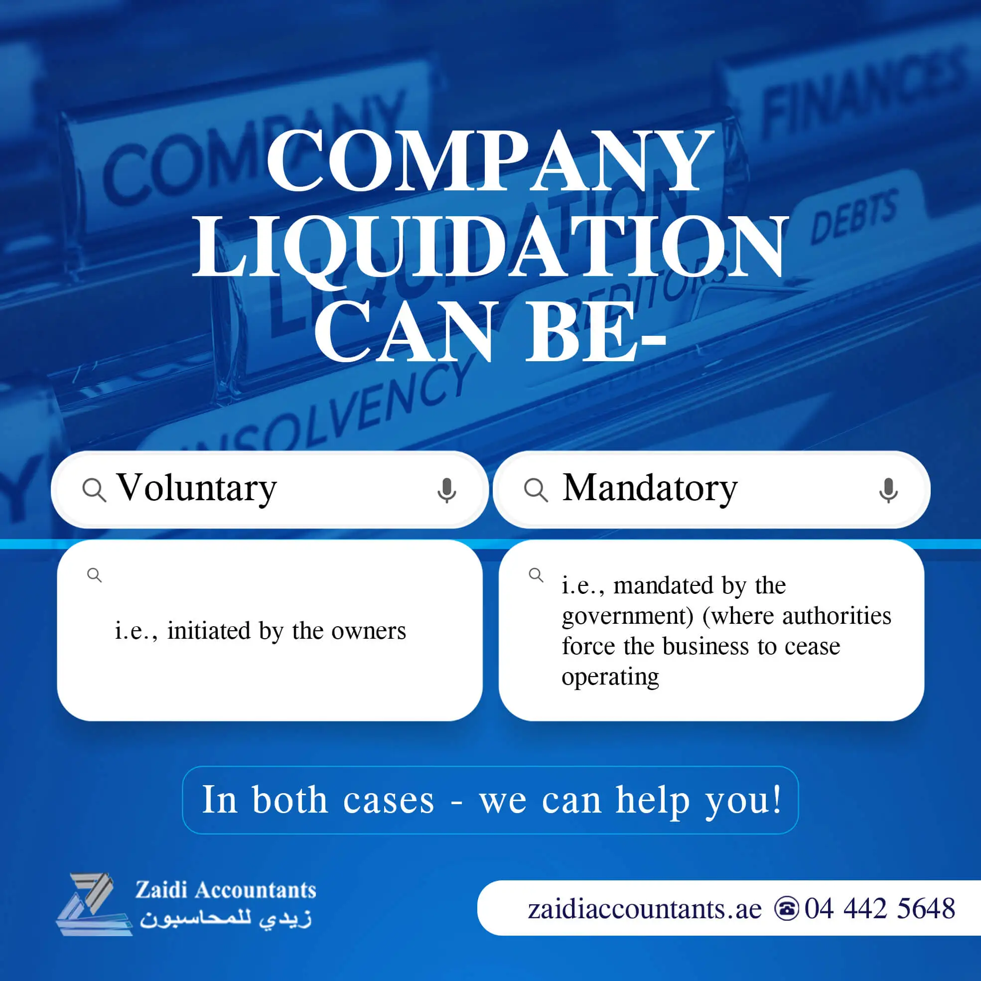 liquidation services in dubai